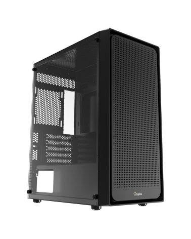 Корпус для ПК Case Ocypus Gamma C50 BK mATX / win / black / no PSU / Tempered Glass