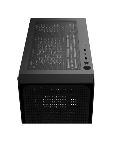 Корпус для ПК Case Ocypus Gamma C50 BK mATX / win / black / no PSU / Tempered Glass