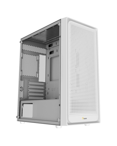 Корпус для ПК Case Ocypus Gamma C50 WH mATX / win / white / no PSU / Tempered Glass