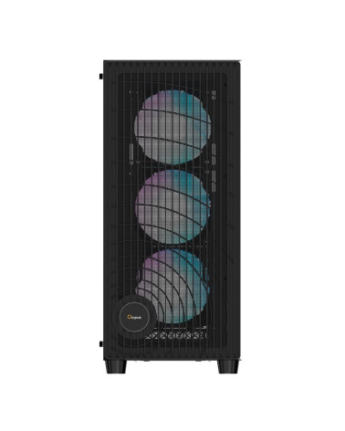 Корпус Case Ocypus Gamma C70 BK ARGB ATX / win / black / 4 ARGB fans / no PSU / Tempered Glass