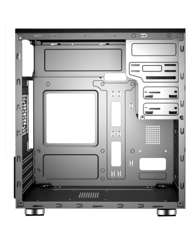 Корпус для ПК ACD Coffre 102N mATX, Black, 80mm rear FAN, w/o PSU