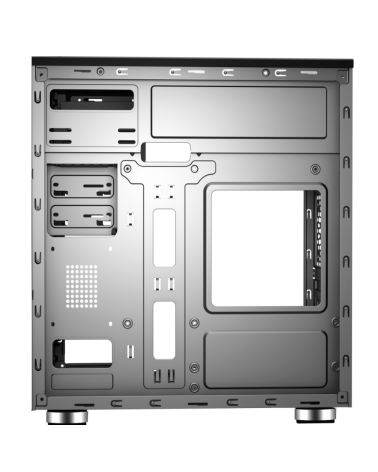 Корпус для ПК ACD Coffre 102N mATX, Black, 80mm rear FAN, w/o PSU
