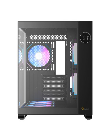 Корпус Case Ocypus Iota C70 BK ARGB ATX win / black / 6 ARGB fans / no PSU / Tempered Glass