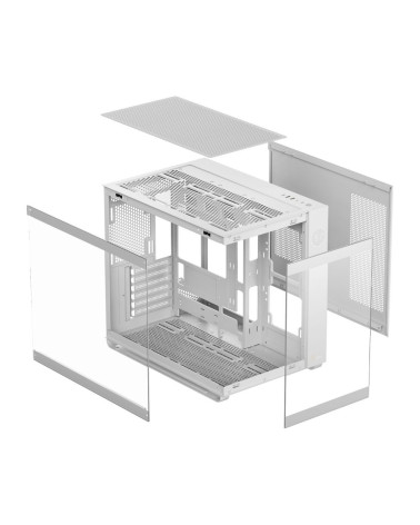 Корпус Case Ocypus Iota C70 WH ARGB ATX  win / white / 6 ARGB fans / no PSU /Tempered Glass
