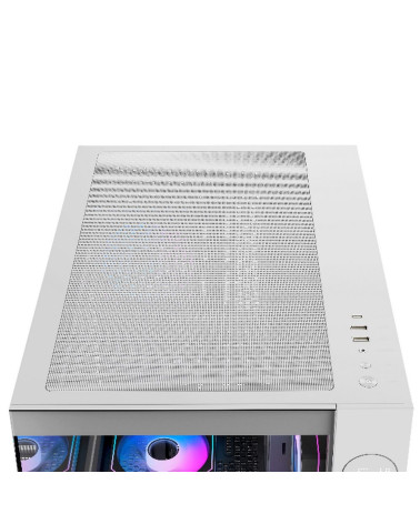 Корпус Case Ocypus Iota C70 WH ARGB ATX  win / white / 6 ARGB fans / no PSU /Tempered Glass