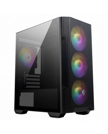 Корпус для ПК MSI MAG FORGE M100R, Global, 1xUSB 3.0, 2xUSB 2.0, 4x120mm ARGB Fan, ESD ARGBControl Board, Tempered Gl