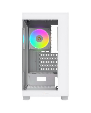 Корпус для ПК Case Ocypus Gamma C52 WH ARGB mATX / win / white / 3 ARGB fans / no PSU / Tempered Glass
