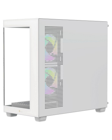 Корпус для ПК Case Ocypus Gamma C52 WH ARGB mATX / win / white / 3 ARGB fans / no PSU / Tempered Glass
