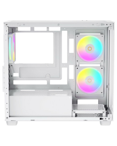 Корпус для ПК Case Ocypus Gamma C52 WH ARGB mATX / win / white / 3 ARGB fans / no PSU / Tempered Glass