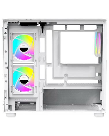 Корпус для ПК Case Ocypus Gamma C52 WH ARGB mATX / win / white / 3 ARGB fans / no PSU / Tempered Glass