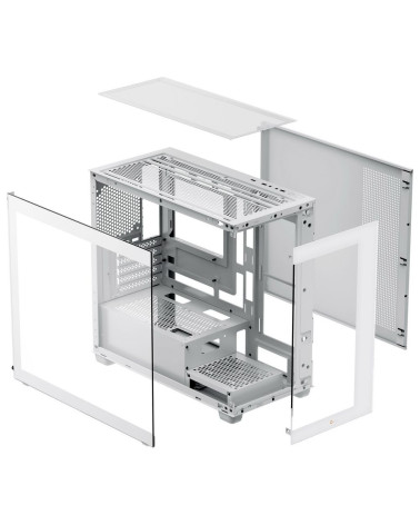Корпус для ПК Case Ocypus Gamma C52 WH mATX / win / white / no PSU / Tempered Glass