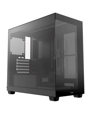 Корпус для ПК Case Ocypus Gamma C52 BK mATX / win / black / no PSU / Tempered Glass