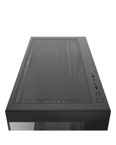 Корпус для ПК Case Ocypus Gamma C52 BK mATX / win / black / no PSU / Tempered Glass