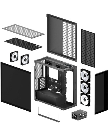 Корпус для ПК Arctic Cooling ARCTIC Xtender (Mirror  Black) арт. ACPCC00018A