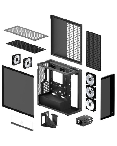 Корпус для ПК Arctic Cooling ARCTIC Xtender VG (Black) арт. ACPCC00016A