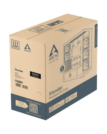 Корпус для ПК Arctic Cooling ARCTIC Xtender VG (Black) арт. ACPCC00016A