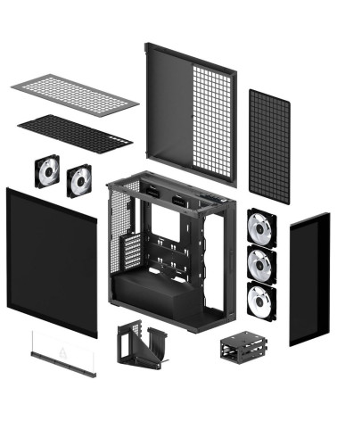 Корпус для ПК Arctic Cooling ARCTIC Xtender VG (Mirror  Black) арт. ACPCC00019A
