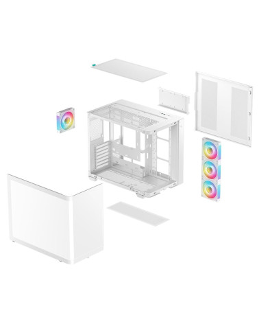 Корпус для ПК Deepcool CG530U 4F WH
