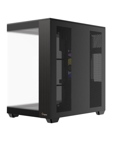 Корпус для ПК Ocypus Case Delta C74 BK ARGB ATX / win / black / 2 ARGB fans / no PSU /Tempered Glass