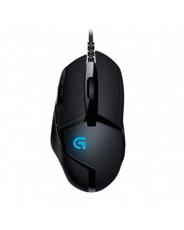 Мышь игровая Logitech G402 Hyperion Fury черная, лазерная, 4000dpi, USB, 2м, 8 кнопок, подсветка, под правую руку