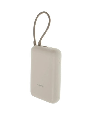 Внешний аккумулятор Xiaomi Power Bank 10000mAh (встроенный кабель) Tan GL
