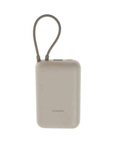 Внешний аккумулятор Xiaomi Power Bank 10000mAh (встроенный кабель) Tan GL