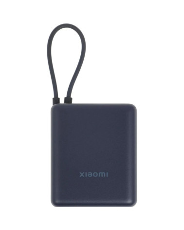 Внешний аккумулятор со встроенным кабелем Xiaomi 33W Power Bank 10000mAh (Integrated Cable) синий
