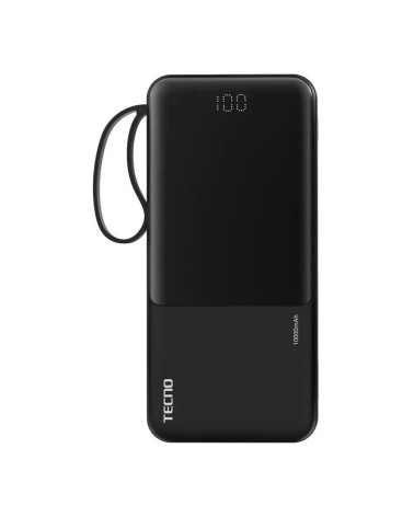 Внешний аккумулятор Tecno OnGO L101 10000mAh 12W 2.4A 2xUSB-A/USB-C черный