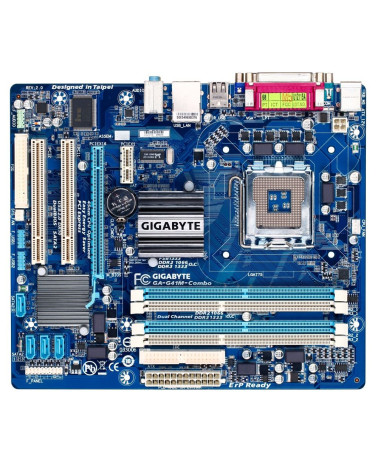 Материнская плата Gigabyte GA-G41M-COMBO-GQ, Socket 775, Intel®G41+ICH7, 2xDDR3-1066+2xDDR2-1066, D-SUB, 1xPCI-Ex16, 1xPCI-Ex1, 