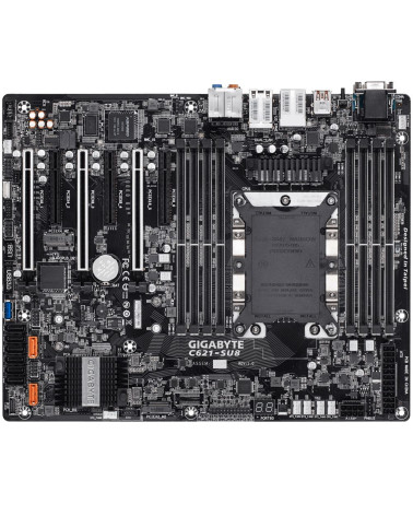 Материнская плата Gigabyte C621-SU8 Intel C621 motherboard with LGA 3647 Socket P, 6-Channel DDR4 RDIMM/LRDIMM 8 x DIMMs, Aspeed
