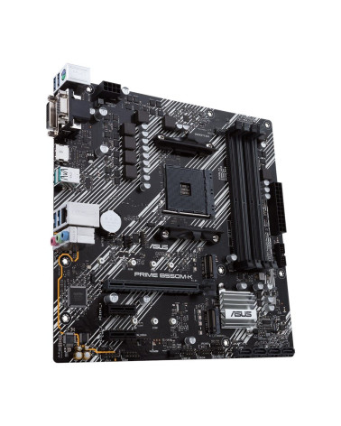 Материнская плата ASUS PRIME B550M-K AM4 mATX 4xDDR4 PCIEx16 2xPCIEx1 M.2 HDMI DVI VGA GLAN AM4 microATX 4xDDR4 PCIEx16 2xPCIEx1