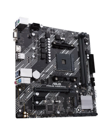 Материнская плата ASUS PRIME A520M-K AM4 mATX 2xDDR4 PCI-Ex16 2xPCI-Ex1 M.2 HDMI VGA GLAN 10