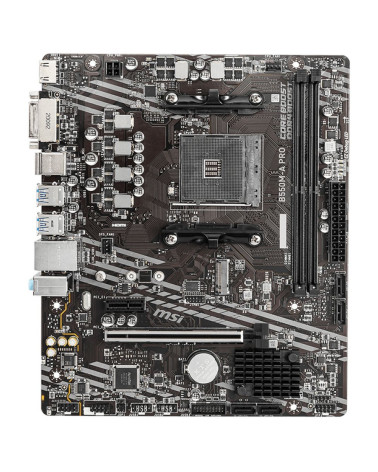Материнская плата MSI B550M-A PRO B550, AM4, 2*DDR4, 1*PCIEx16, 1*PCIEx1, 1*M.2, 6*USB3.2Gen1, 6*USB2.0, 4*SATA3.0, 1G, DVI, HDM