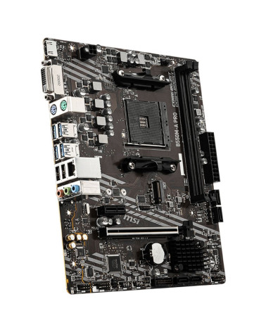 Материнская плата MSI B550M-A PRO B550, AM4, 2*DDR4, 1*PCIEx16, 1*PCIEx1, 1*M.2, 6*USB3.2Gen1, 6*USB2.0, 4*SATA3.0, 1G, DVI, HDM