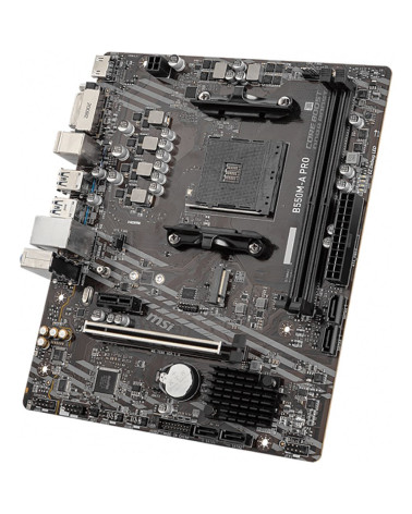 Материнская плата MSI B550M-A PRO B550, AM4, 2*DDR4, 1*PCIEx16, 1*PCIEx1, 1*M.2, 6*USB3.2Gen1, 6*USB2.0, 4*SATA3.0, 1G, DVI, HDM