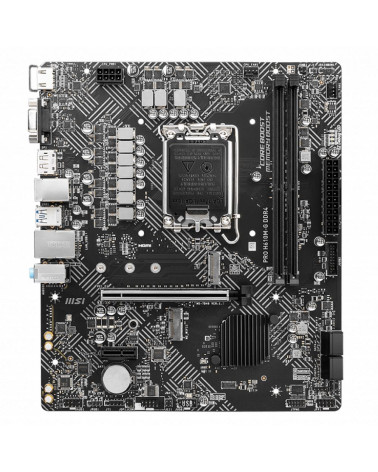 Материнская плата MSI PRO H610M-G DDR4 H610, LGA1700, 2*DDR4, 1*PCIEx16, 1*PCIEx1, 1*M.2, 4*USB3.2Gen1, 6*USB2.0, 4*SATA3.0, 1G,