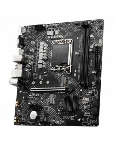 Материнская плата MSI PRO H610M-G DDR4 H610, LGA1700, 2*DDR4, 1*PCIEx16, 1*PCIEx1, 1*M.2, 4*USB3.2Gen1, 6*USB2.0, 4*SATA3.0, 1G,