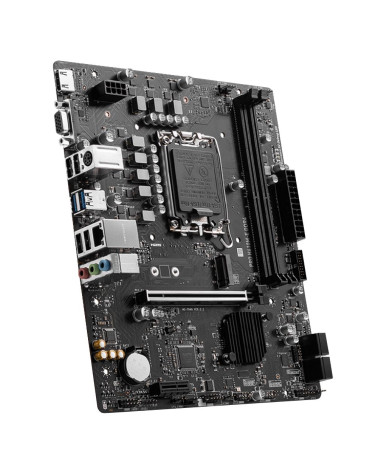 Материнская плата MSI PRO H610M-E DDR4 H610, LGA1700, 2*DDR4, 1*PCIEx16, 1*PCIEx1, 1*M.2, 4*USB3.2Gen1, 8*USB2.0, 4*SATA3.0, 1G,