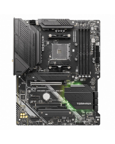 Материнская плата MSI MAG B550 TOMAHAWK MAX WIFI B550, AM4, 4*DDR4, 2*PCIEx16, 2*PCIEx1, 2*M.2, 2*TypeC, 1*USB3.2Gen2, 4*USB3.2G