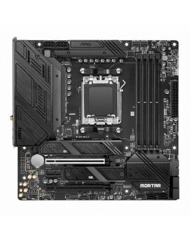 Материнская плата MSI MAG B650M MORTAR WIFI B650, AM5, 4*DDR5, 2*PCIEx16, 1*PCIEx1, 2*M.2, 2*TypeC, 3*USB3.2Gen2, 6*USB3.2Gen1, 