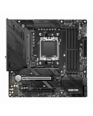 Материнская плата MSI MAG B650M MORTAR WIFI B650, AM5, 4*DDR5, 2*PCIEx16, 1*PCIEx1, 2*M.2, 2*TypeC, 3*USB3.2Gen2, 6*USB3.2Gen1, 