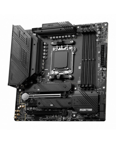 Материнская плата MSI MAG B650M MORTAR WIFI B650, AM5, 4*DDR5, 2*PCIEx16, 1*PCIEx1, 2*M.2, 2*TypeC, 3*USB3.2Gen2, 6*USB3.2Gen1, 
