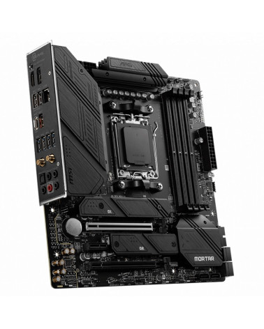 Материнская плата MSI MAG B650M MORTAR WIFI B650, AM5, 4*DDR5, 2*PCIEx16, 1*PCIEx1, 2*M.2, 2*TypeC, 3*USB3.2Gen2, 6*USB3.2Gen1, 