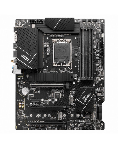 Материнская плата MSI PRO Z790-P WIFI Z790, LGA1700, 4*DDR5, 3*PCIEx16, 1*PCIEx1, 4*M.2, 2*TypeC, 1*USB3.2Gen2, 6*USB3.2Gen1, 16