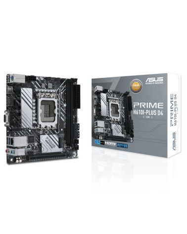 Материнская плата ASUS PRIME H610I-PLUS D4-CSM LGA1700 mini-ITX 2xDDR4 PCIEx16 M.2 DP HDMI VGA GLAN (90MB1B20-M0EAYC) (755753)