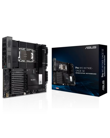 Материнская плата ASUS PRO WS W790E-SAGE SE LGA4677 EEB 8xDDR5 7xPCIEx16 3xM.2 2xUSB-C VGA GLAN 10GLAN