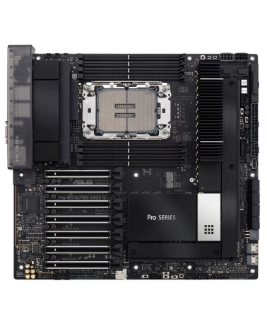 Материнская плата ASUS PRO WS W790E-SAGE SE LGA4677 EEB 8xDDR5 7xPCIEx16 3xM.2 2xUSB-C VGA GLAN 10GLAN
