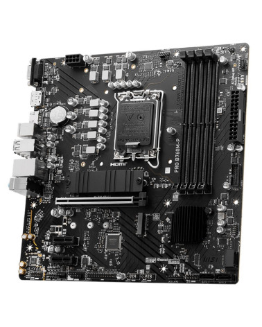 Материнская плата MSI PRO B760M-P B760, LGA1700, 4*DDR5, 1*PCIEx16, 2*PCIEx1, 2*M.2, 1*TypeC, 3*USB3.2Gen1, 8*USB2.0, 4*SATA3.0,