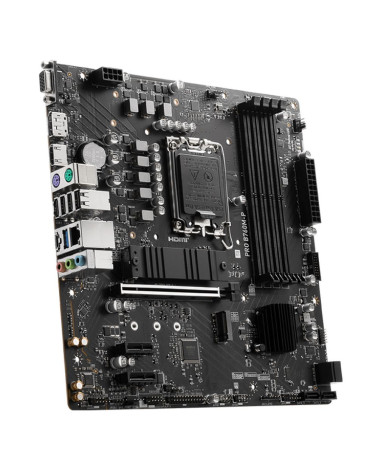 Материнская плата MSI PRO B760M-P B760, LGA1700, 4*DDR5, 1*PCIEx16, 2*PCIEx1, 2*M.2, 1*TypeC, 3*USB3.2Gen1, 8*USB2.0, 4*SATA3.0,