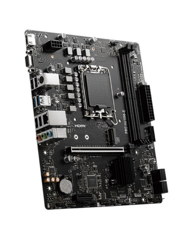 Материнская плата MSI PRO H610M-E H610, LGA1700, 2*DDR5, 1*PCIEx16, 1*PCIEx1, 1*M.2, 4*USB3.2Gen1, 4*USB2.0, 4*SATA3.0, 1G, VGA,